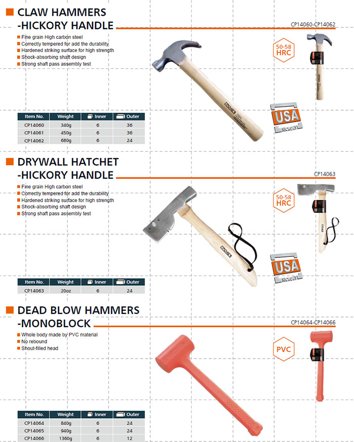 DEAD BLOW HAMMERS-MONOBLOCK